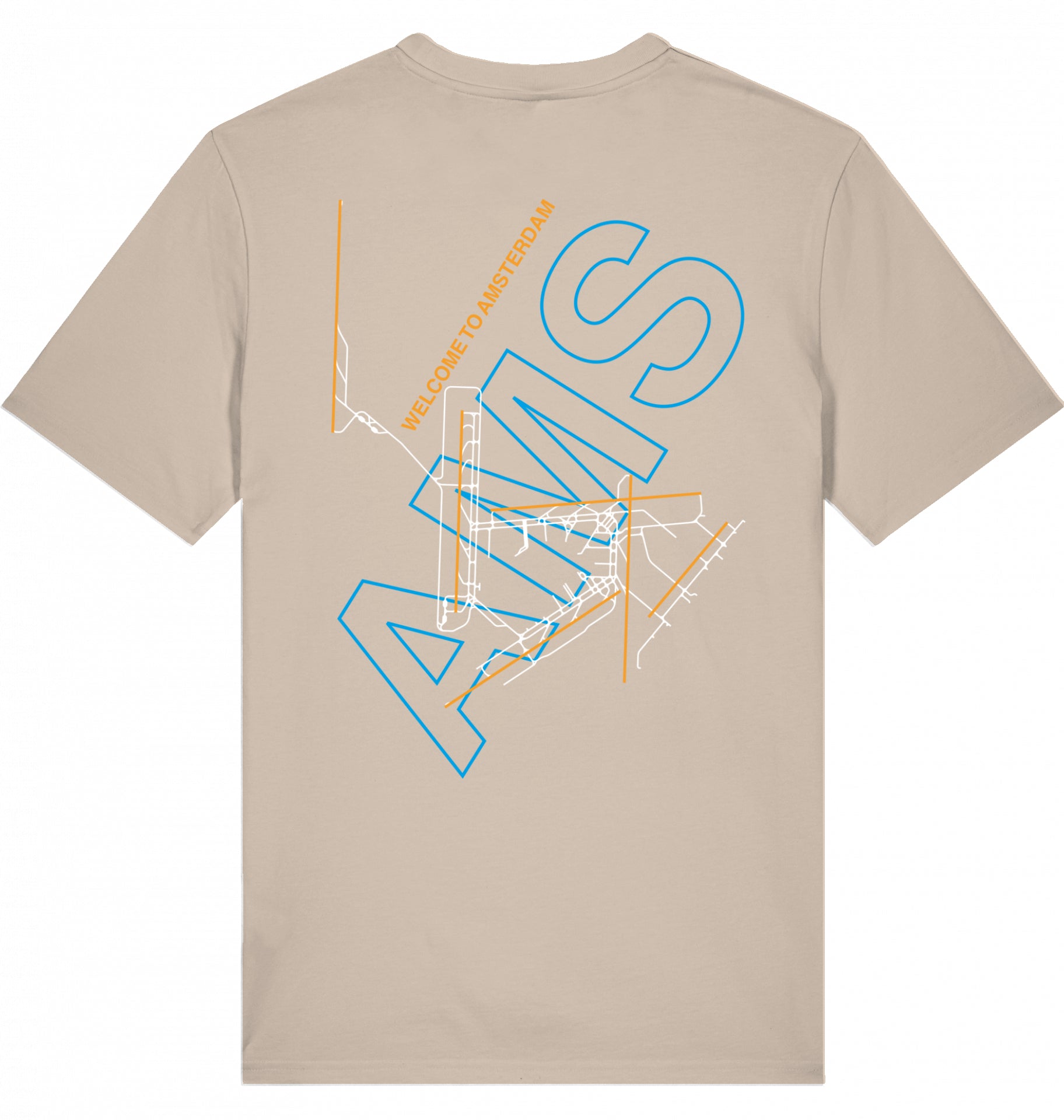 Amsterdam AMS Airportcode T-Shirt 2.0