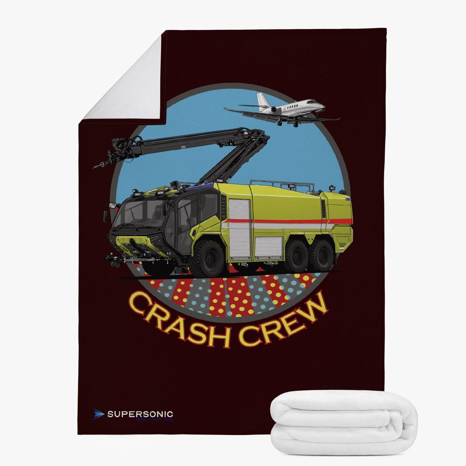 Fleece Decke "Airport Crash Crew, ARFF" - SUPERSONIC aero 4U