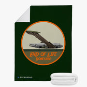 Fleece Decke "End of life Boneyard Boeing 747" - SUPERSONIC aero 4U