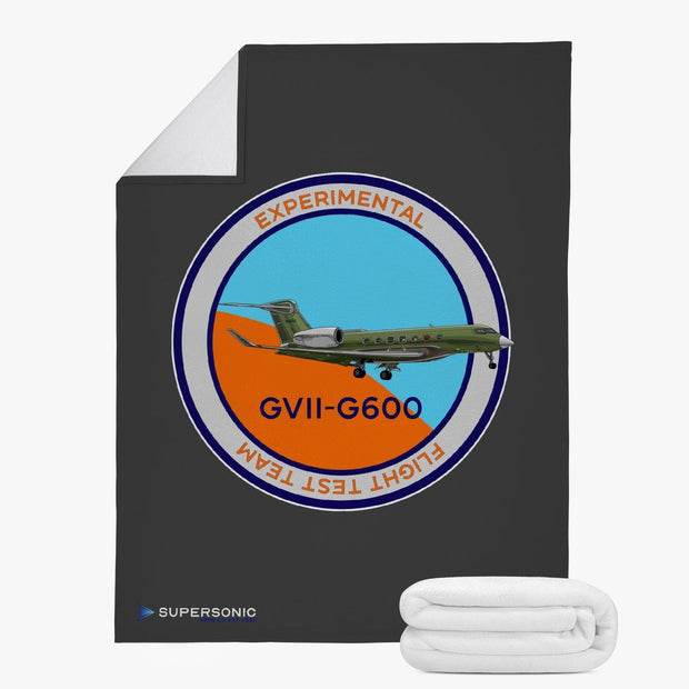 Fleece Decke "Gulfstream G500/600 Flight Test Team" - SUPERSONIC aero 4U