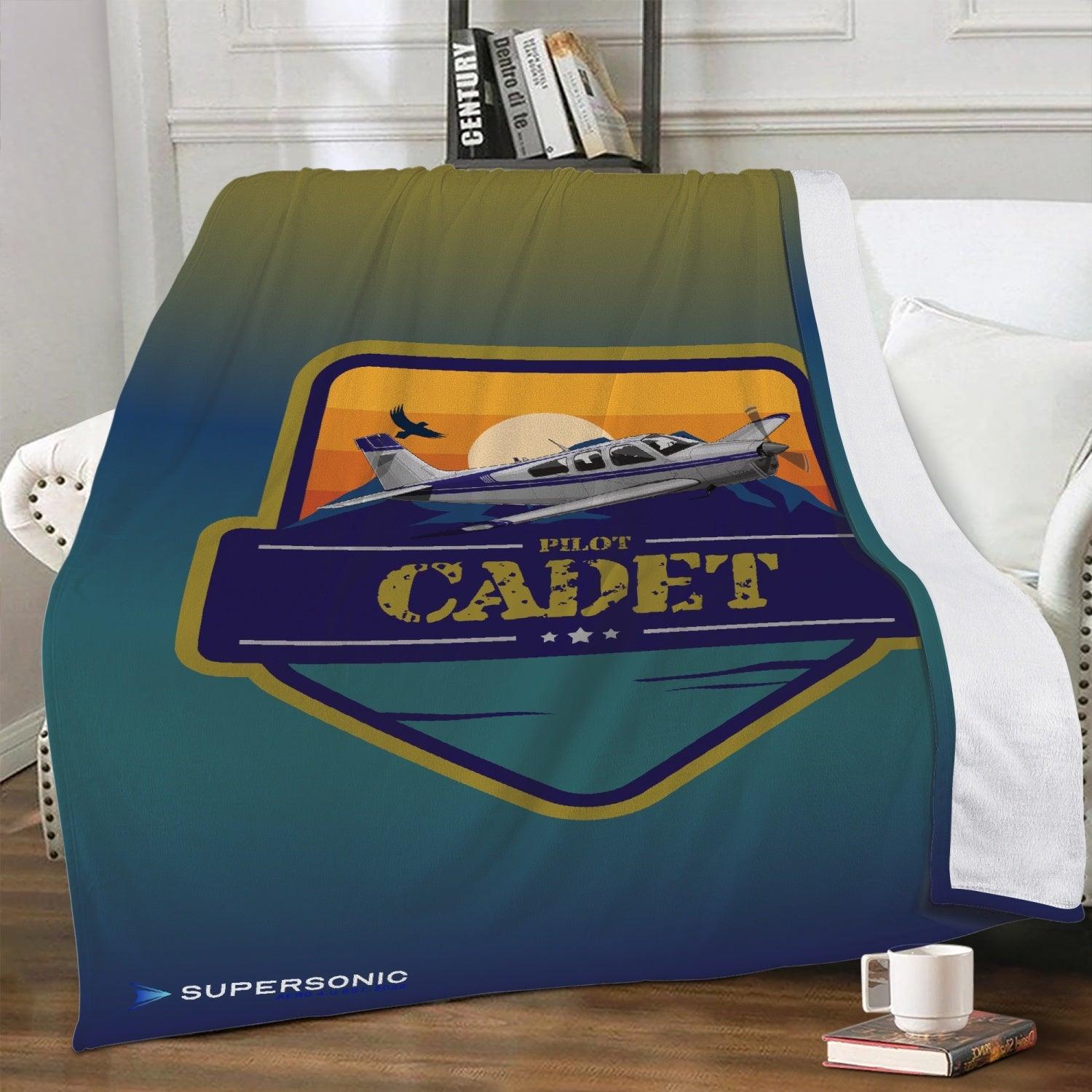 Fleece Decke "Pilot Cadet, Student" - SUPERSONIC aero 4U