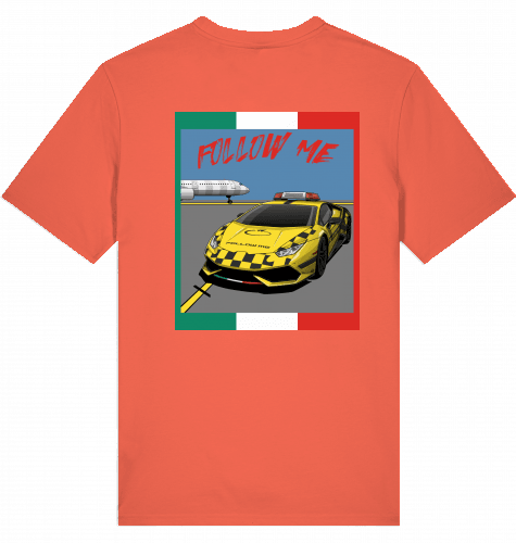 Follow Me Italia Supercar T-shirt 2.0 - SUPERSONIC aero 4U