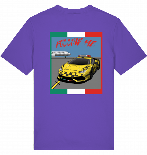 Follow Me Italia Supercar T-shirt 2.0 - SUPERSONIC aero 4U