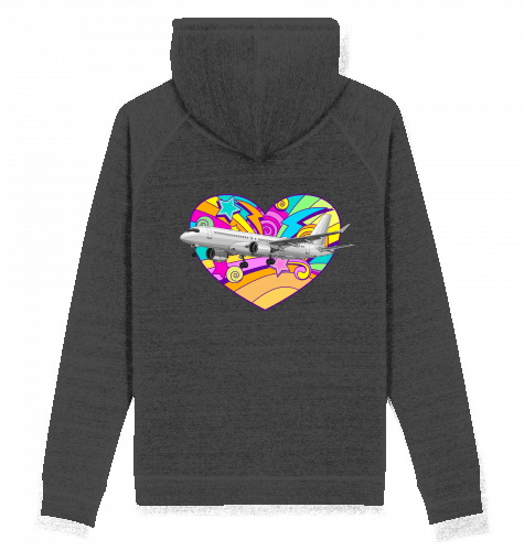 Hoodie Airbus A220 Heart I Sider - SUPERSONIC aero 4U