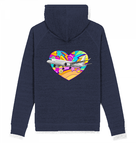 Hoodie Airbus A220 Heart I Sider - SUPERSONIC aero 4U