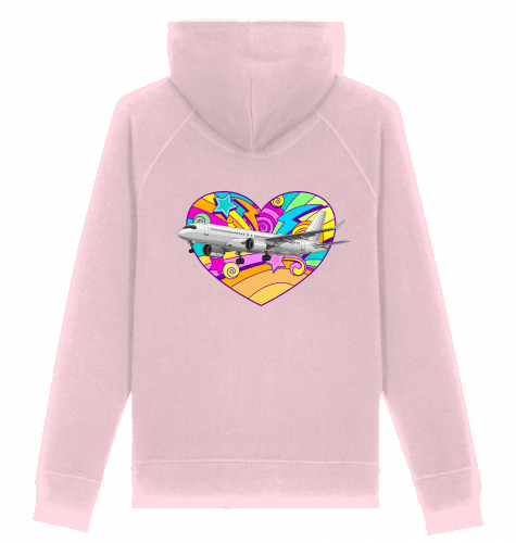 Hoodie Airbus A220 Heart I Sider - SUPERSONIC aero 4U