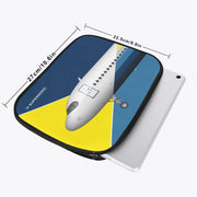iPad Neopren Schutzhülle "Airbus A320 Neo Disco" - SUPERSONIC aero 4U