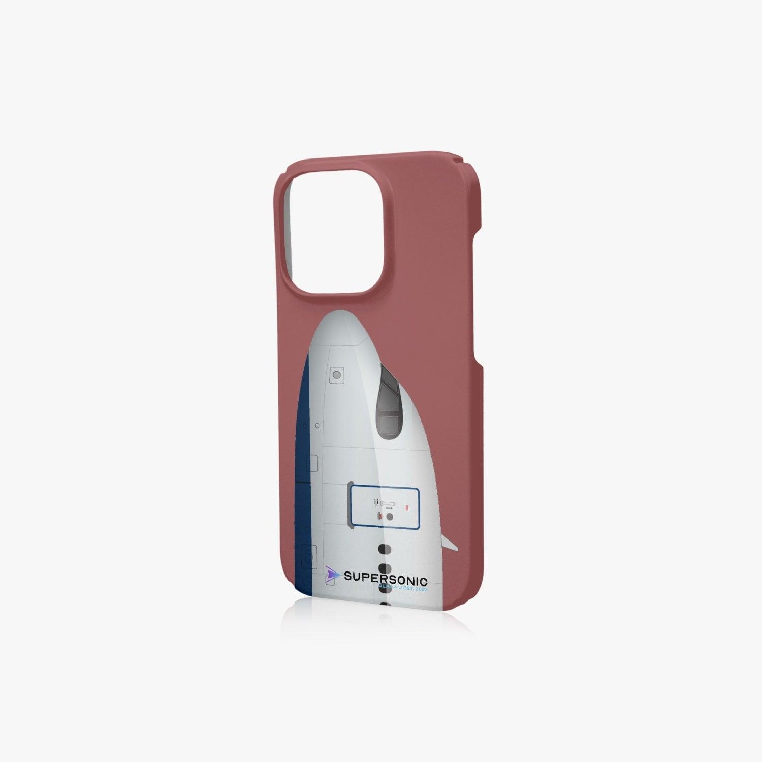 iPhone 14 Pro Case A320 Neo upright red - SUPERSONIC aero 4U