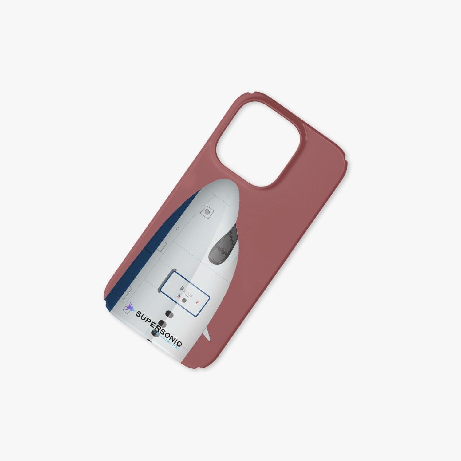 iPhone 14 Pro Case A320 Neo upright red - SUPERSONIC aero 4U