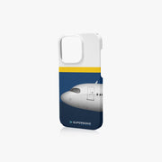 iPhone 14 Pro Case Airbus A320 Neo blue/yellow - SUPERSONIC aero 4U