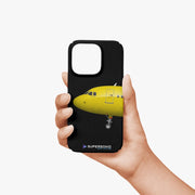 iPhone 14 Pro Case Airbus A320neo black/yellow - SUPERSONIC aero 4U