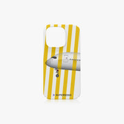 iPhone 14 Pro Case Airbus A350 Stripes yellow - SUPERSONIC aero 4U
