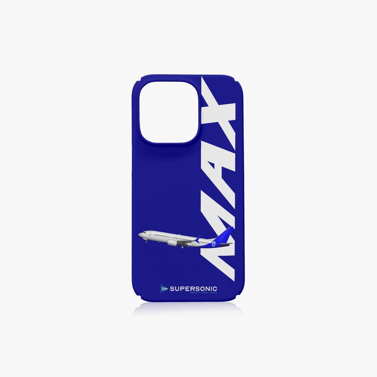 iPhone 14 Pro Case Boeing 737 MAX blue - SUPERSONIC aero 4U