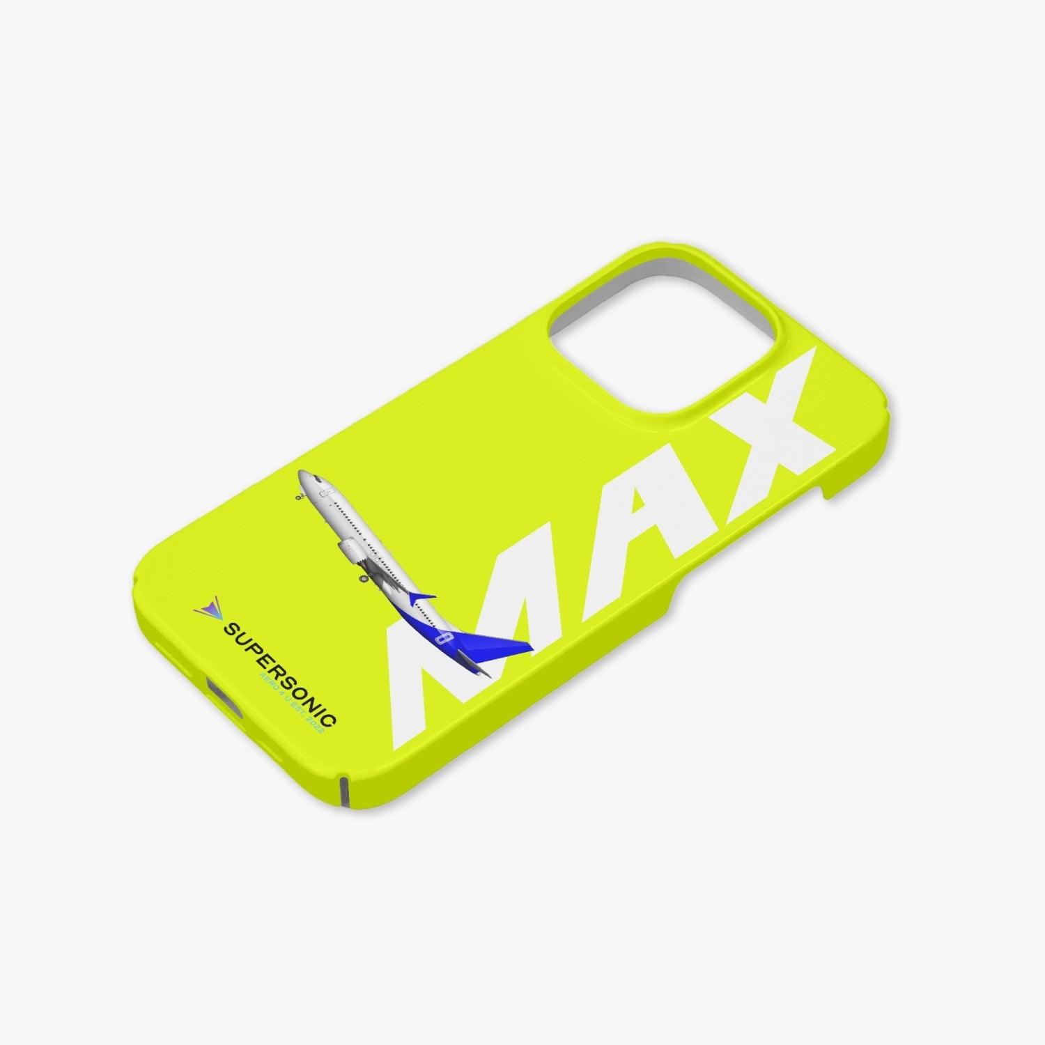 iPhone 14 Pro Case Boeing 737 MAX yellow - SUPERSONIC aero 4U