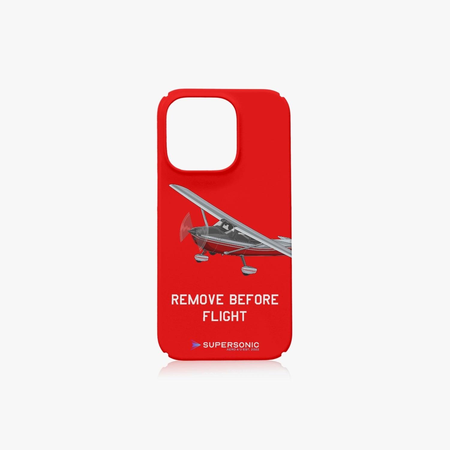 iPhone 14 Pro Case Cessna Remove Before Flight - SUPERSONIC aero 4U