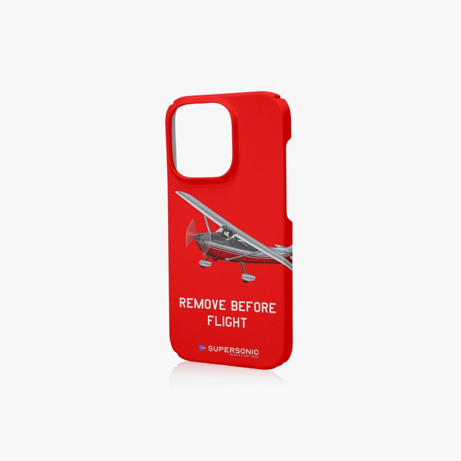 iPhone 14 Pro Case Cessna Remove Before Flight - SUPERSONIC aero 4U