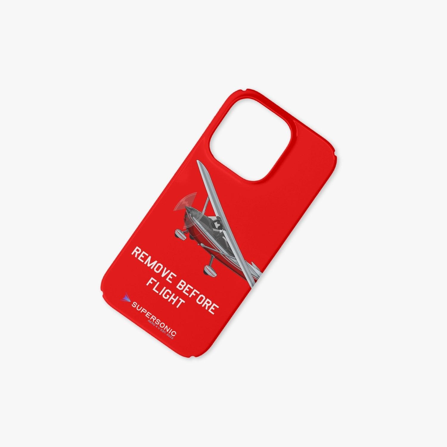 iPhone 14 Pro Case Cessna Remove Before Flight - SUPERSONIC aero 4U