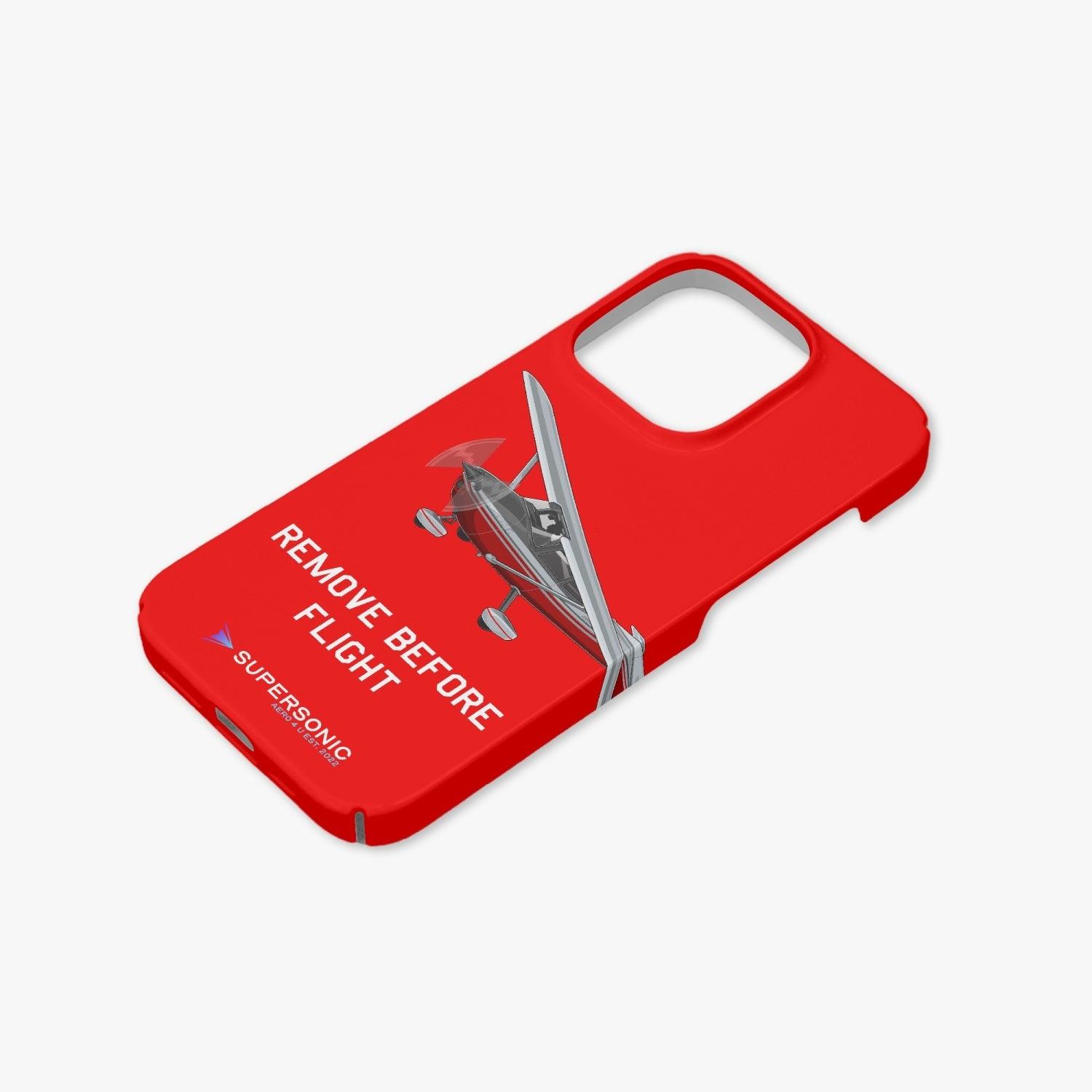 iPhone 14 Pro Case Cessna Remove Before Flight - SUPERSONIC aero 4U