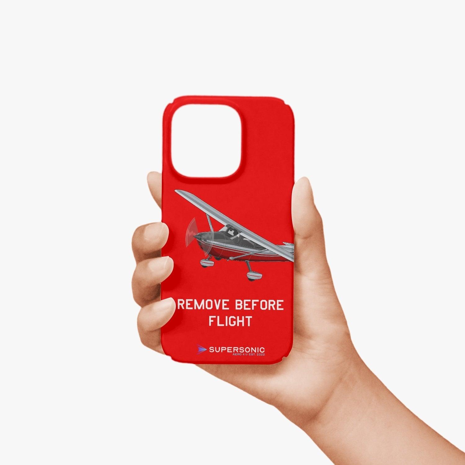 iPhone 14 Pro Case Cessna Remove Before Flight - SUPERSONIC aero 4U