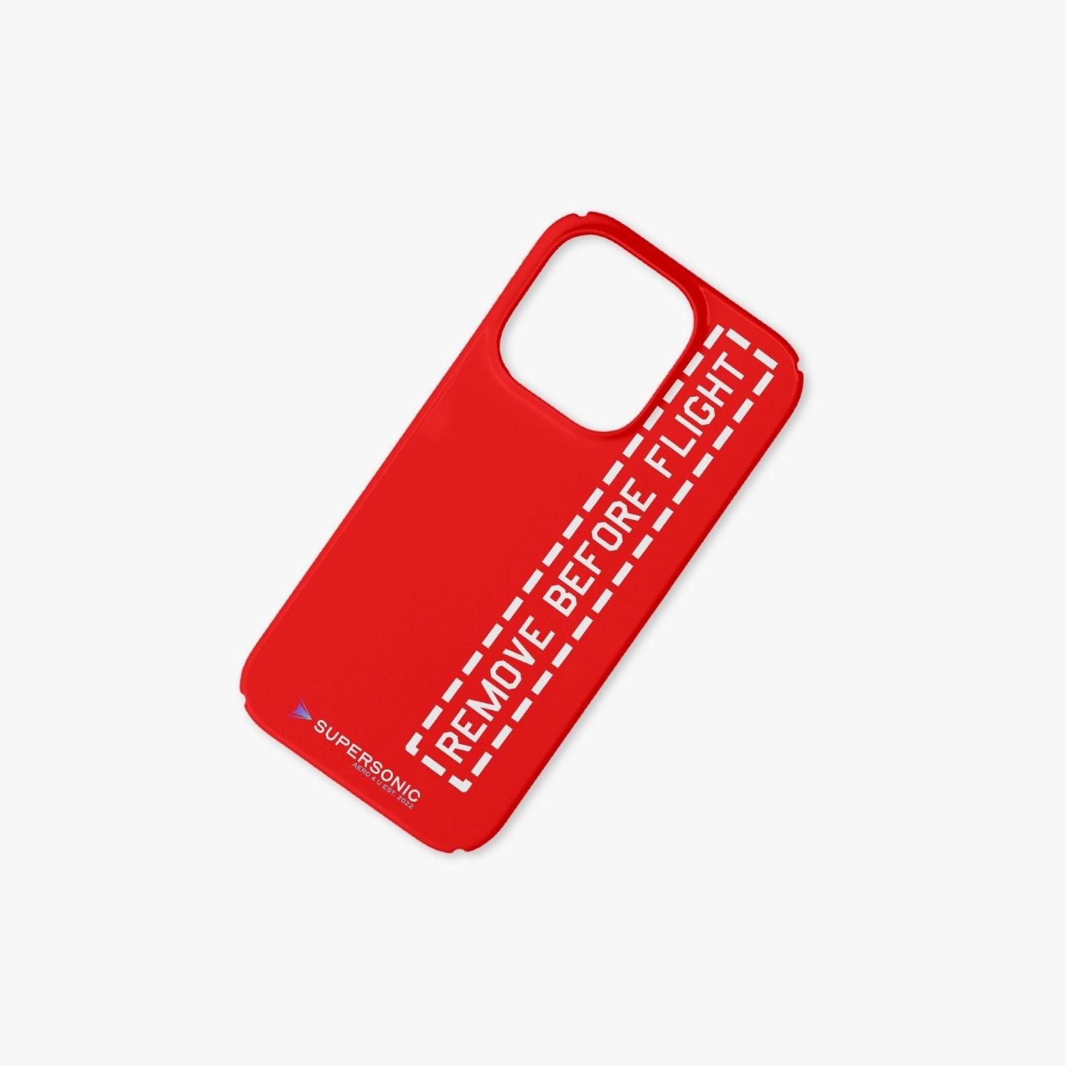 iPhone 14 Pro Case - Remove before flight - SUPERSONIC aero 4U