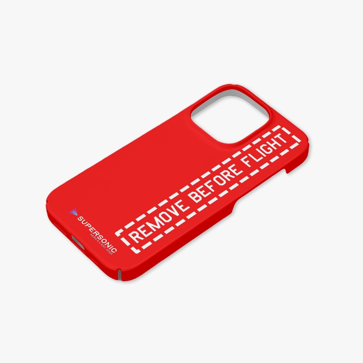 iPhone 14 Pro Case - Remove before flight - SUPERSONIC aero 4U