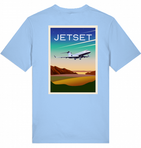 Jetset Global Express T-shirt 2.0 - SUPERSONIC aero 4U