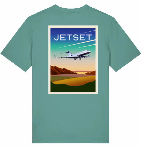 Jetset Global Express T-shirt 2.0 - SUPERSONIC aero 4U