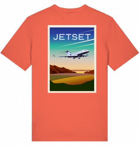 Jetset Global Express T-shirt 2.0 - SUPERSONIC aero 4U