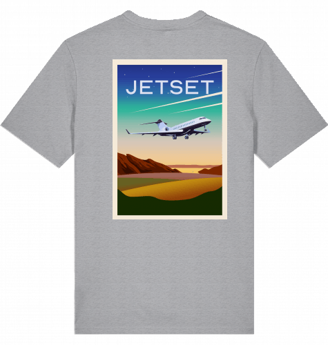 Jetset Global Express T-shirt 2.0 - SUPERSONIC aero 4U