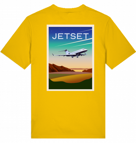 Jetset Global Express T-shirt 2.0 - SUPERSONIC aero 4U