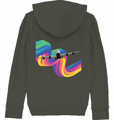 Kids Hoodie A380 Rainbow - SUPERSONIC aero 4U