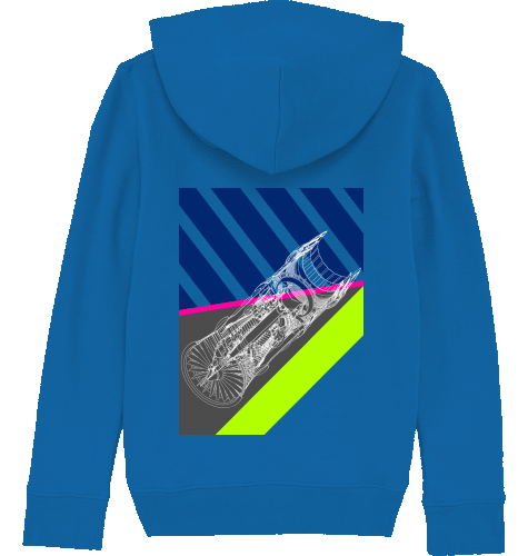 Kids Hoodie Aircraft Engine - SUPERSONIC aero 4U