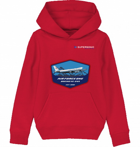 Kids Hoodie Airforce One Boeing 747 - SUPERSONIC aero 4U