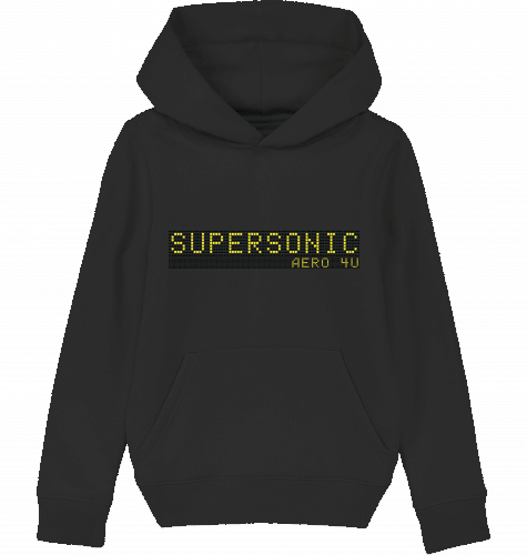 Kids Hoodie Airport Billboard - SUPERSONIC aero 4U