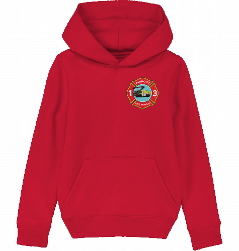 Kids Hoodie Airport Rescue Fire Fighting ARFF - SUPERSONIC aero 4U