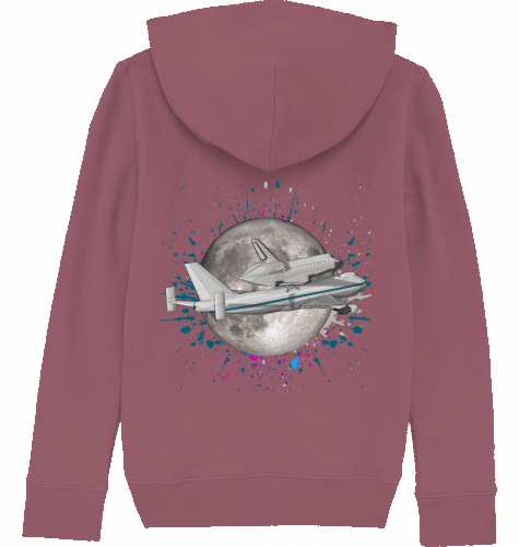 Kids Hoodie B747 NASA Shuttle Transporter - SUPERSONIC aero 4U