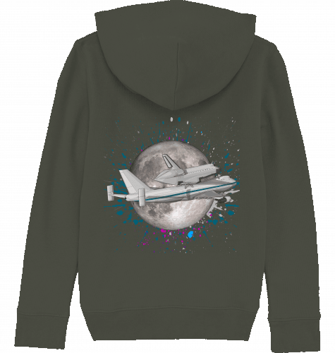 Kids Hoodie B747 NASA Shuttle Transporter - SUPERSONIC aero 4U