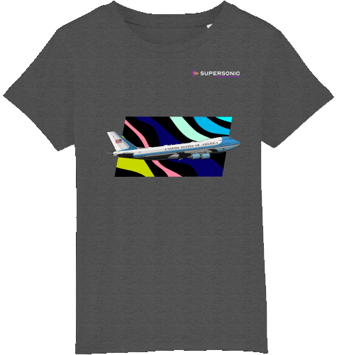 Kids T-Shirt Air Force One Boeing 747 Jumbo - SUPERSONIC aero 4U