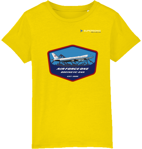 Kids T-Shirt Air Force One Boeing VC-24A - SUPERSONIC aero 4U