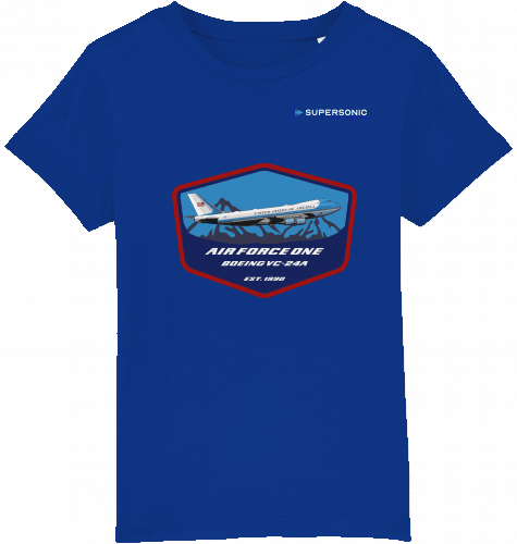 Kids T-Shirt Air Force One Boeing VC-24A - SUPERSONIC aero 4U
