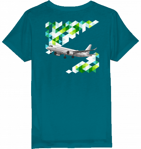 Kids T-Shirt Airbus A220 - SUPERSONIC aero 4U