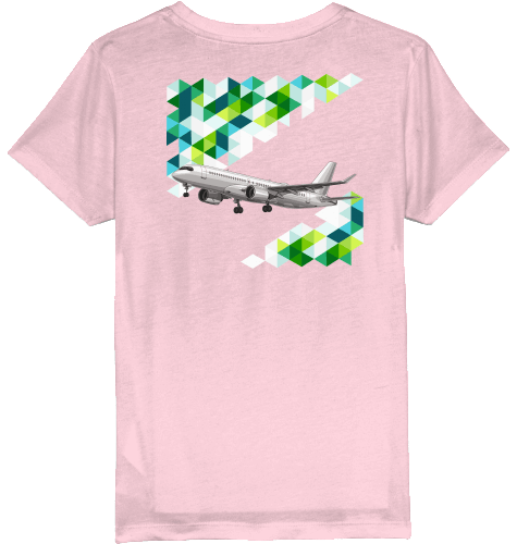 Kids T-Shirt Airbus A220 - SUPERSONIC aero 4U