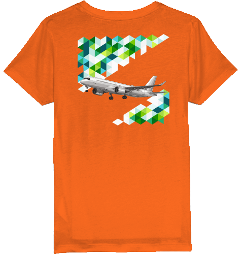 Kids T-Shirt Airbus A220 - SUPERSONIC aero 4U