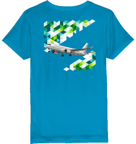 Kids T-Shirt Airbus A220 - SUPERSONIC aero 4U