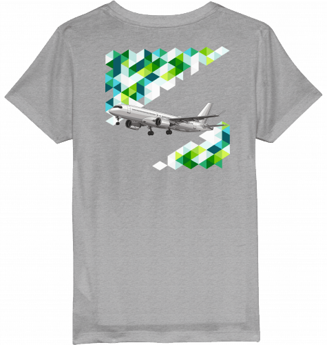 Kids T-Shirt Airbus A220 - SUPERSONIC aero 4U