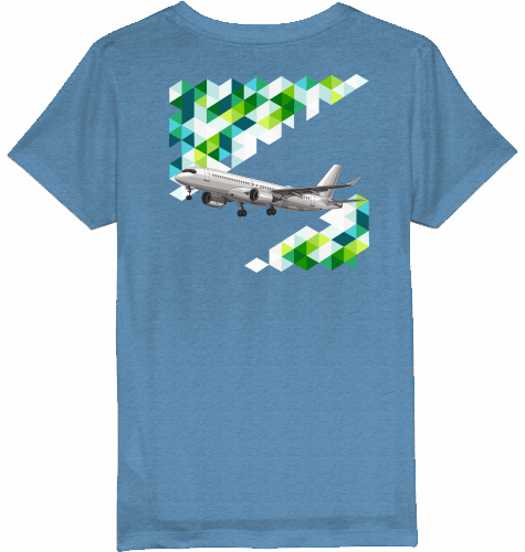 Kids T-Shirt Airbus A220 - SUPERSONIC aero 4U