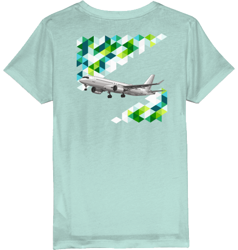 Kids T-Shirt Airbus A220 - SUPERSONIC aero 4U