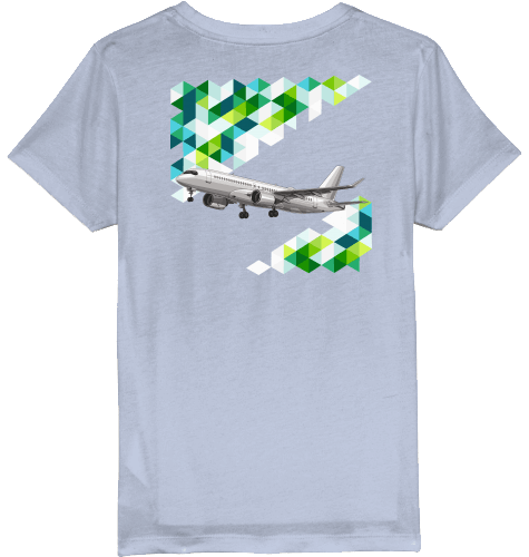 Kids T-Shirt Airbus A220 - SUPERSONIC aero 4U