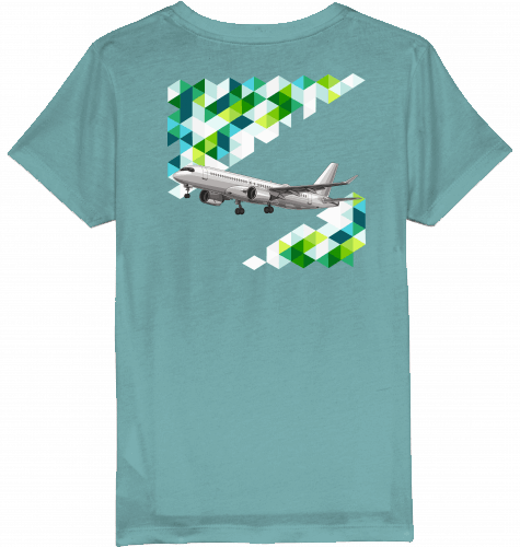 Kids T-Shirt Airbus A220 - SUPERSONIC aero 4U