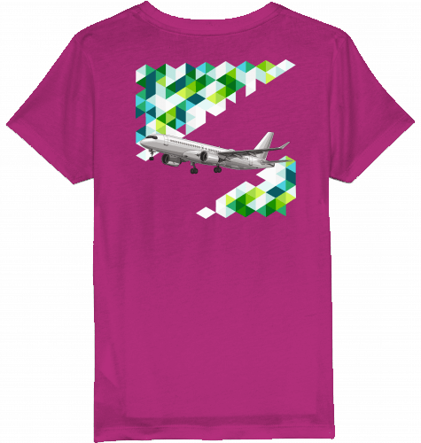 Kids T-Shirt Airbus A220 - SUPERSONIC aero 4U